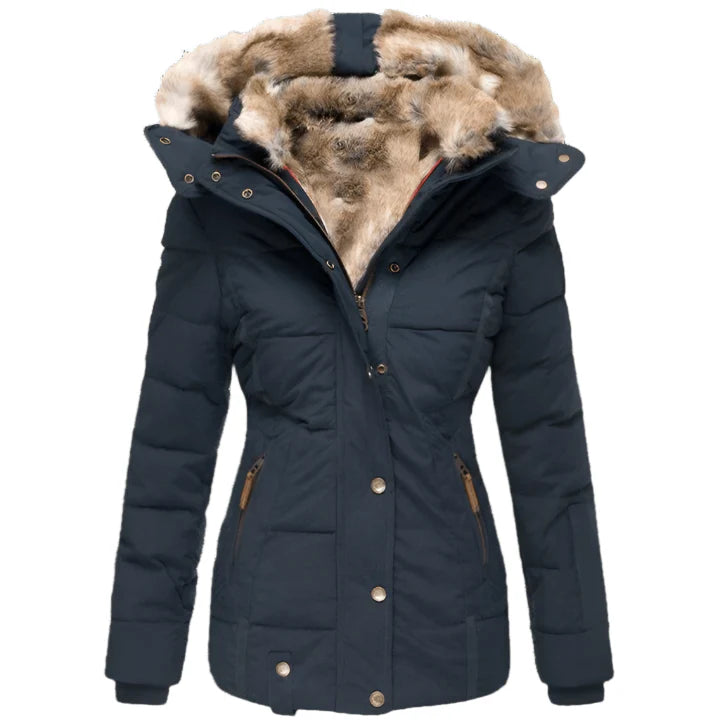 Warmella™ – Manteau Hiver Femme Douillet et Imperméable