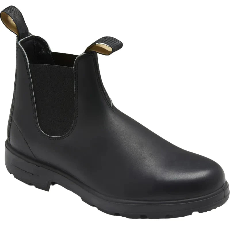 Bottes Chelsea Cuir Noir Classique Homme