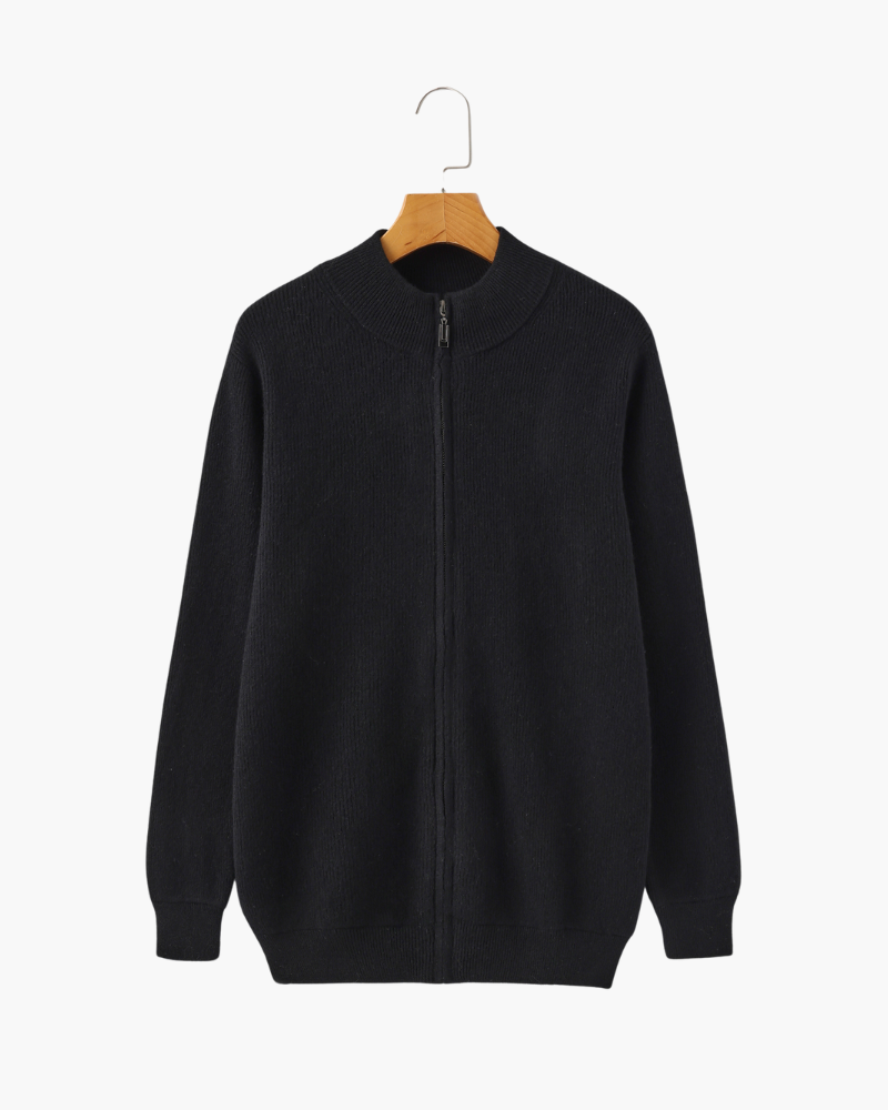Gilet en laine doux marine homme