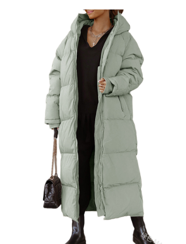 Manteau femme hiver douillet beige épais