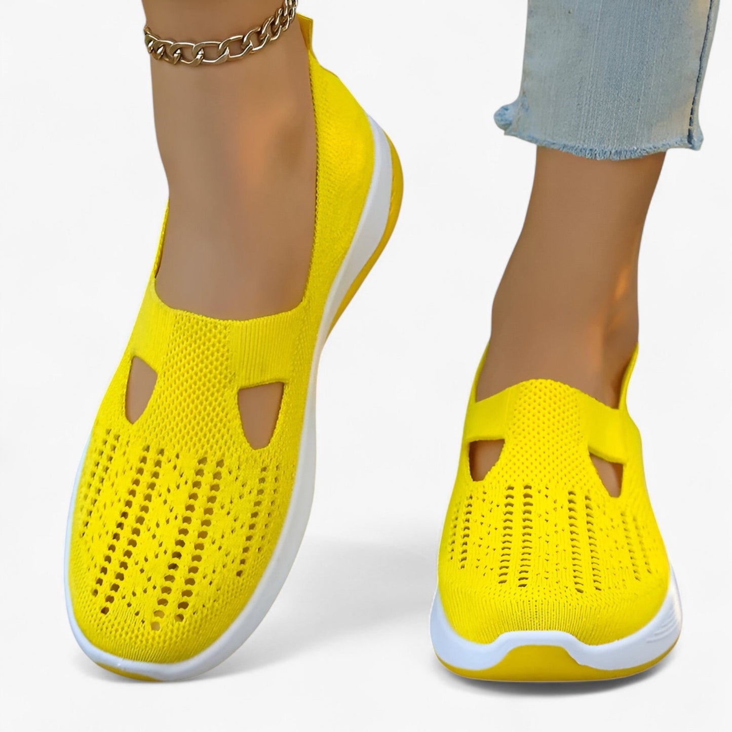 Chaussures féminines légères avec semelle souple et style élégant - LuxeStyle