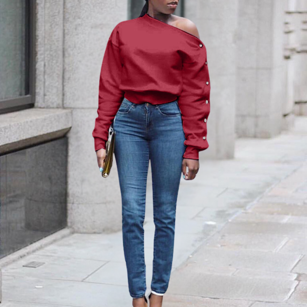 MARCIA - Pull d'Hiver Classique pour Femmes