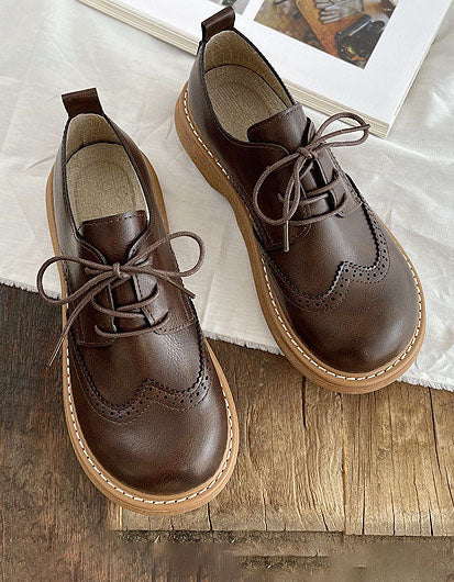 Chaussures Femmes Élégantes Richelieu Chic avec Détails Raffinés - LuxeStyle