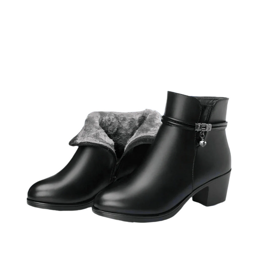 Winluxe - Bottines Élégantes Doublées pour un Hiver Chic et Confortable