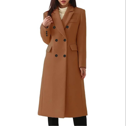 Manteau épais en laine pour femme | Doudoune hiver longue