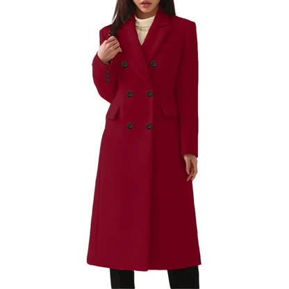 Manteau épais en laine pour femme | Doudoune hiver longue