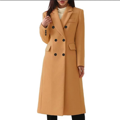 Manteau épais en laine pour femme | Doudoune hiver longue