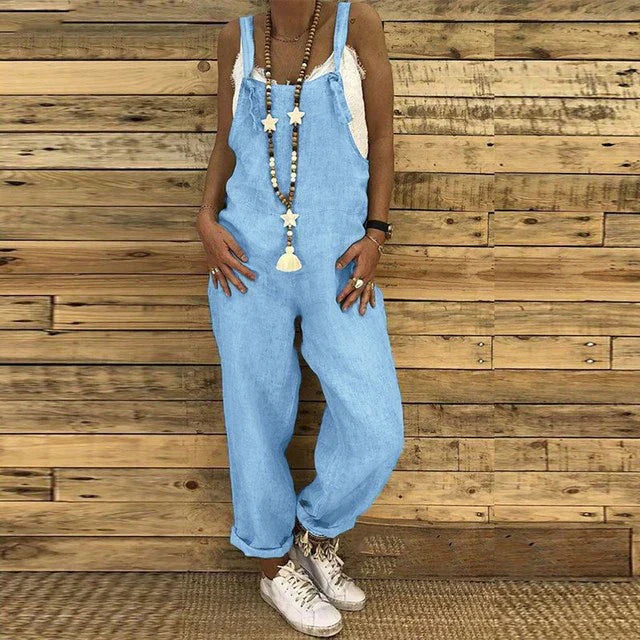 Ava - Salopette fashion avec bretelles ajustables et style détendu