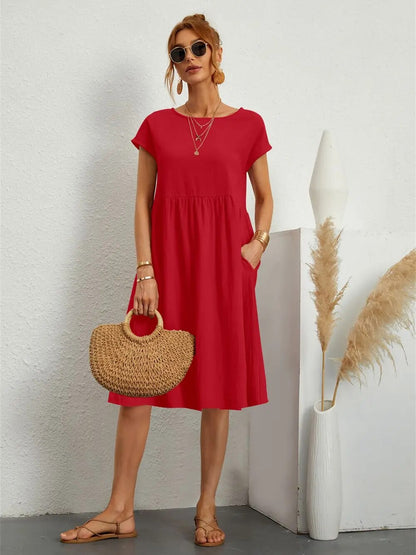 Robe Femme Chic Longue - Modèle Éternel avec Taille Avantageuse & Détails Raffinés - LuxeStyle