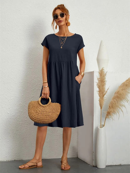 Robe Femme Chic Longue - Modèle Éternel avec Taille Avantageuse & Détails Raffinés