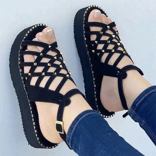 Sandales Femmes Confort Élégantes Sangles Originales - LuxeStyle