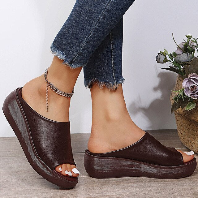 Sandales Rouge Vif Été - BlxckFR
