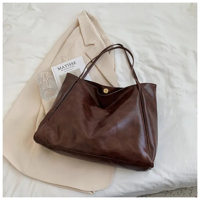 Sac à bandoulière femme tendance grand volume