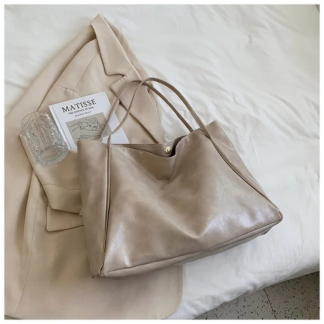 Sac à bandoulière femme tendance grand volume - LuxeStyle
