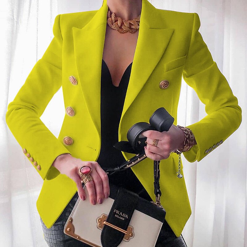 Blazer Élégant Femme Hiver