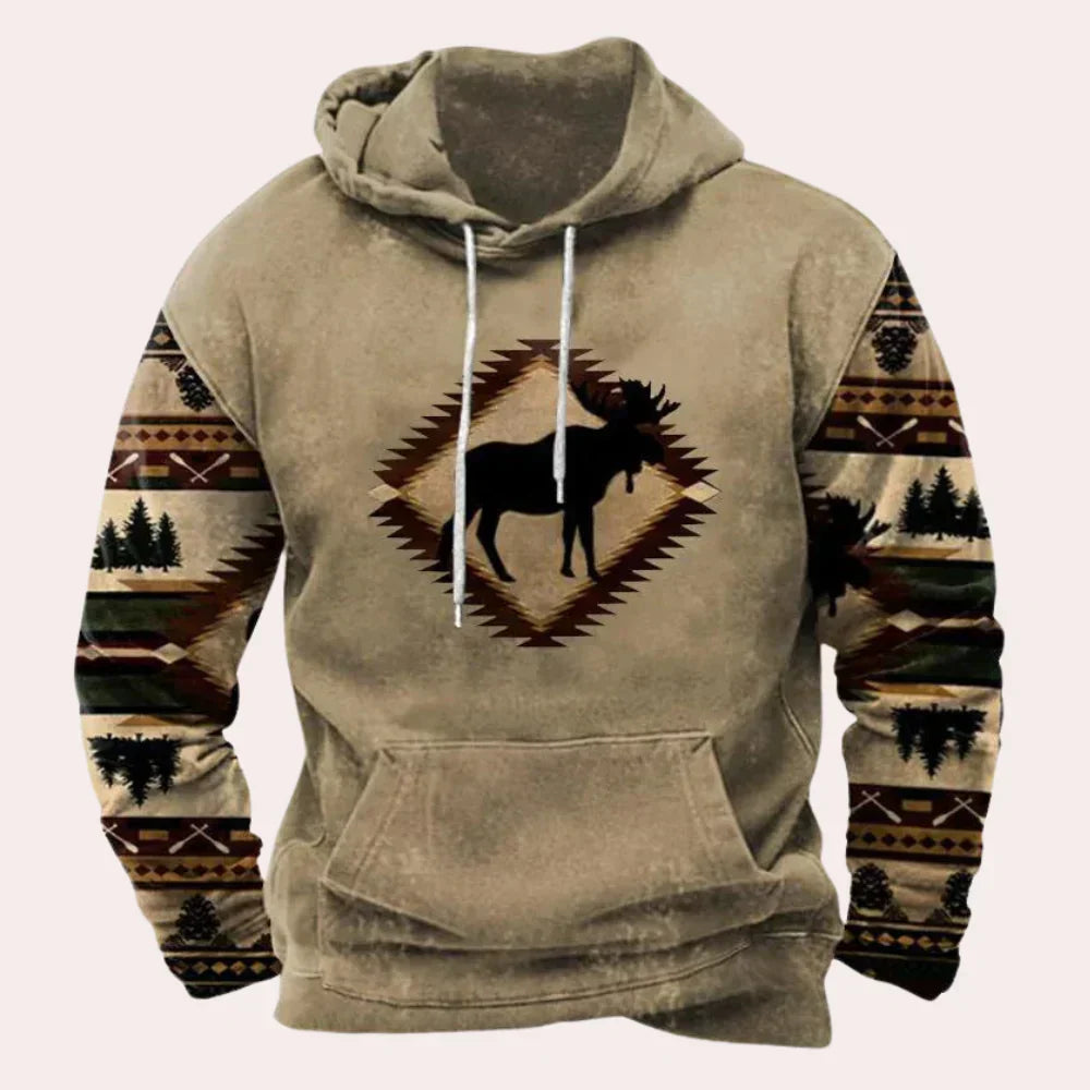 Sweat à Capuche Homme Relaxe et Confortable pour Loisirs - LuxeStyle