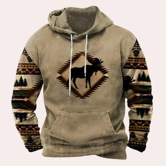 Sweat à Capuche Homme Relaxe et Confortable pour Loisirs - LuxeStyle