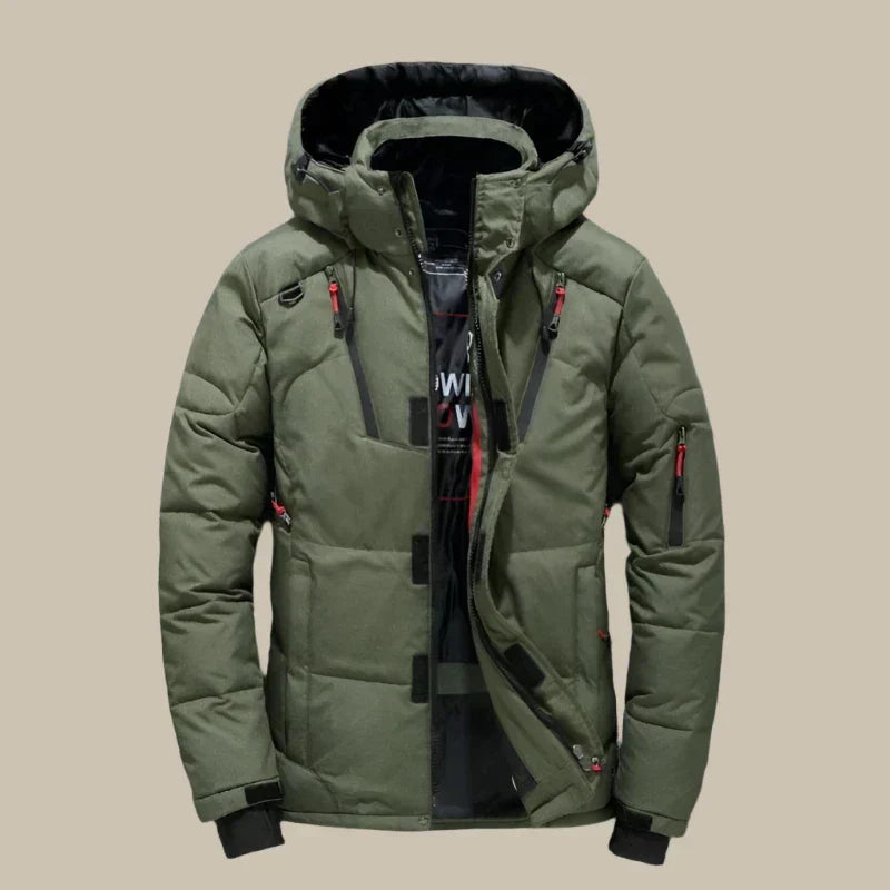 Veste Hiver Homme Élégante - Manteau Étanche et Doublure Chaude - LuxeStyle