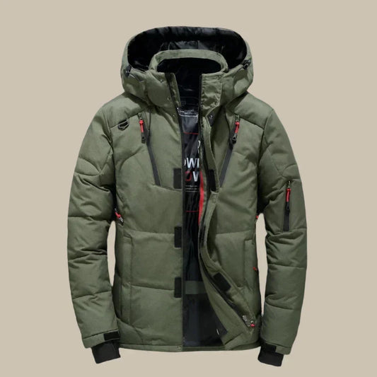 Veste Hiver Homme Élégante - Manteau Étanche et Doublure Chaude - LuxeStyle