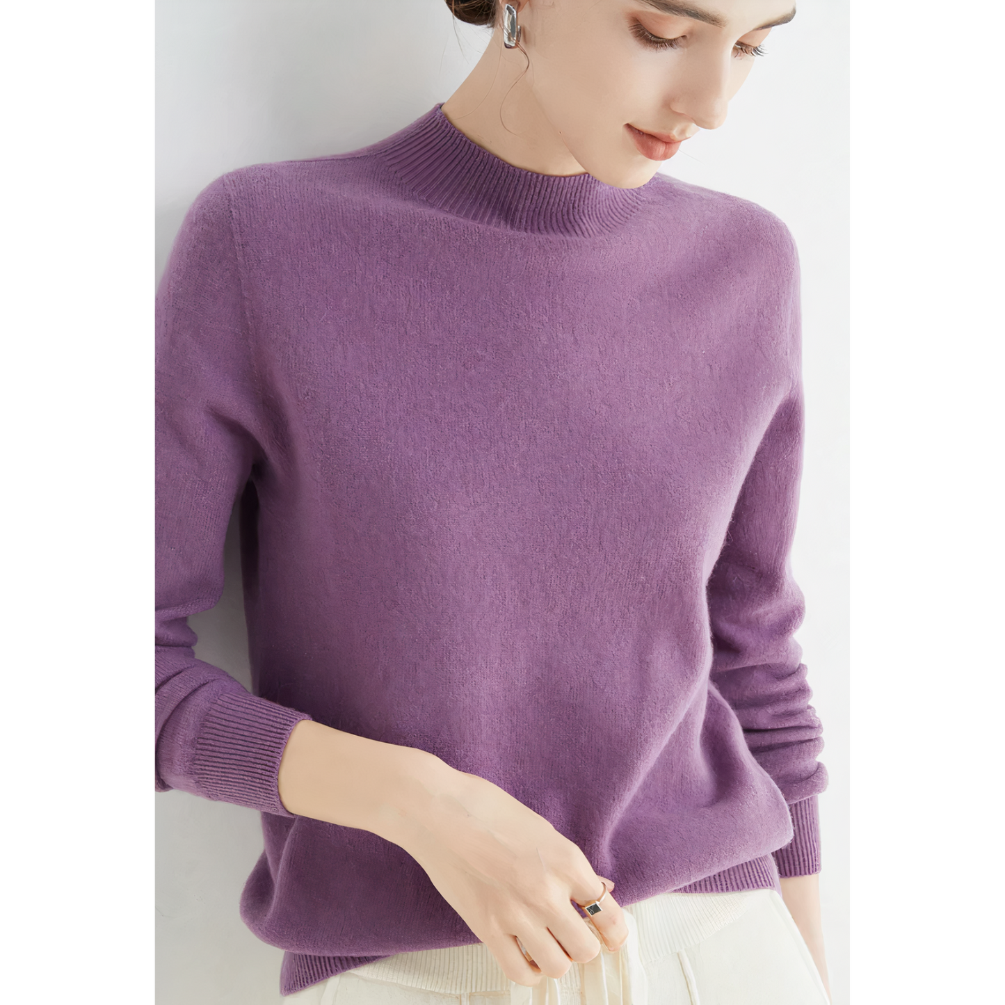 Cerise™ – Pull Cachemire Femme Élégant, Doux et Léger pour Toutes Occasions