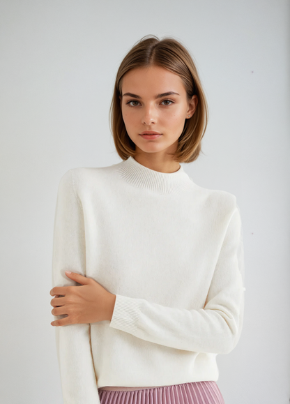 Cerise™ – Pull Cachemire Femme Élégant, Doux et Léger pour Toutes Occasions