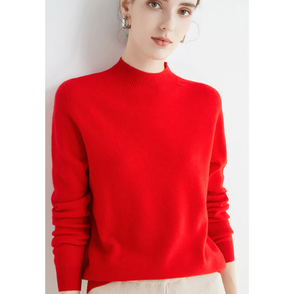 Cerise™ – Pull Cachemire Femme Élégant, Doux et Léger pour Toutes Occasions