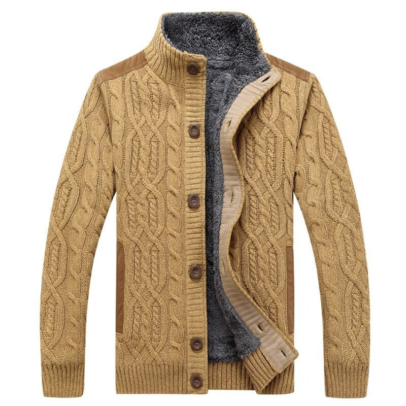 Cardigan Homme Tricoté Épais et Confortable - LuxeStyle