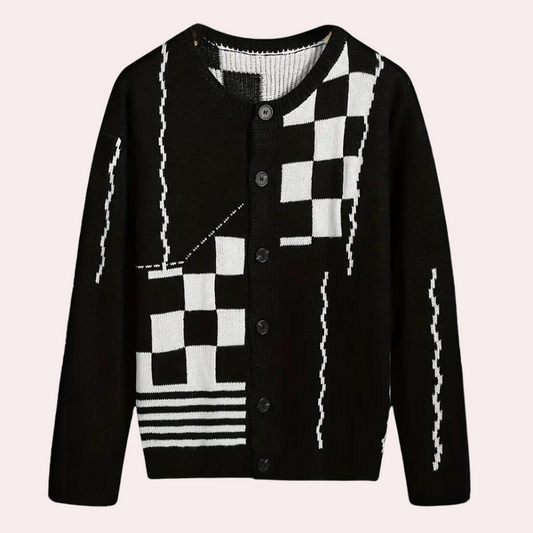 KEION - Cardigan Tricoté pour Hommes