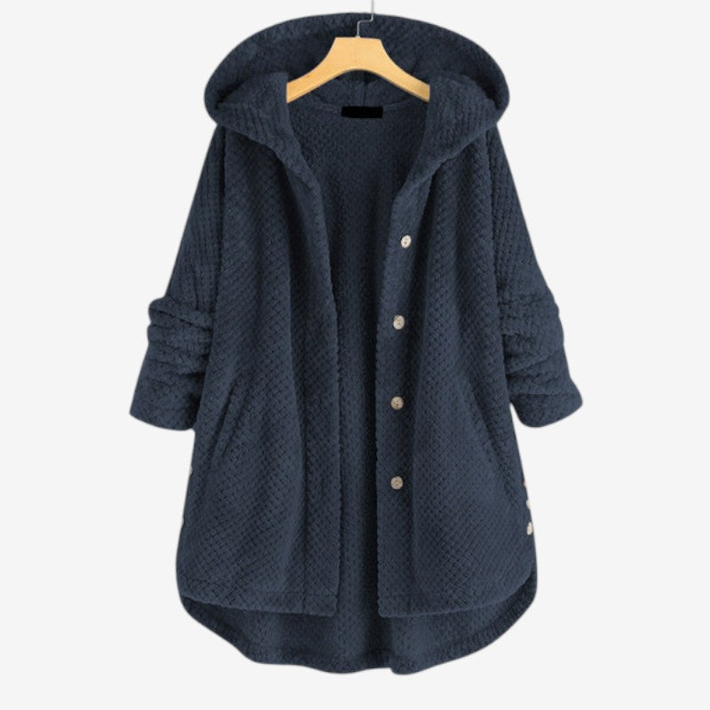 Veste à Capuche Femme Hiver avec Poches