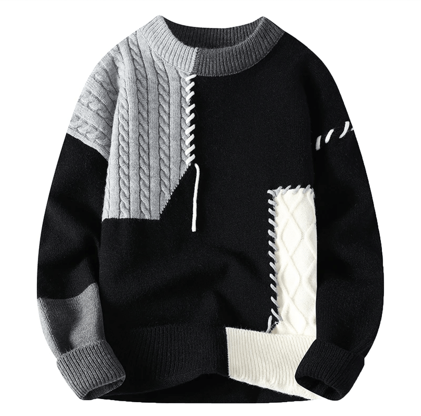 Pull à Motifs Hiver pour Homme Slim Fit