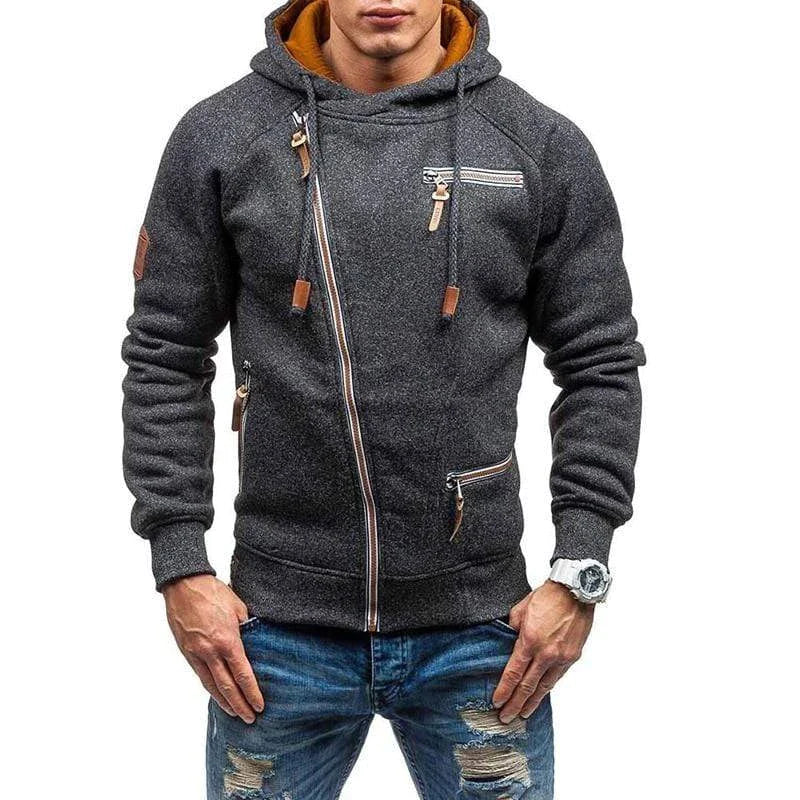 Sweat à capuche zippe multipoche - BlxckFR