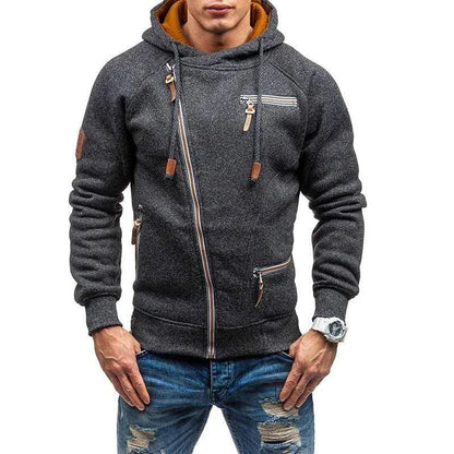 Sweat à capuche zippe multipoche - BlxckFR