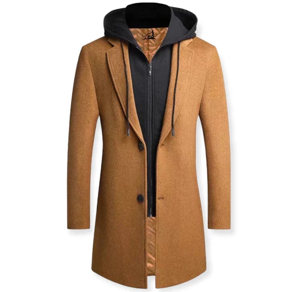 Manteau Hiver Homme avec Capuche - Vêtement Polyvalent Élégant - LuxeStyle