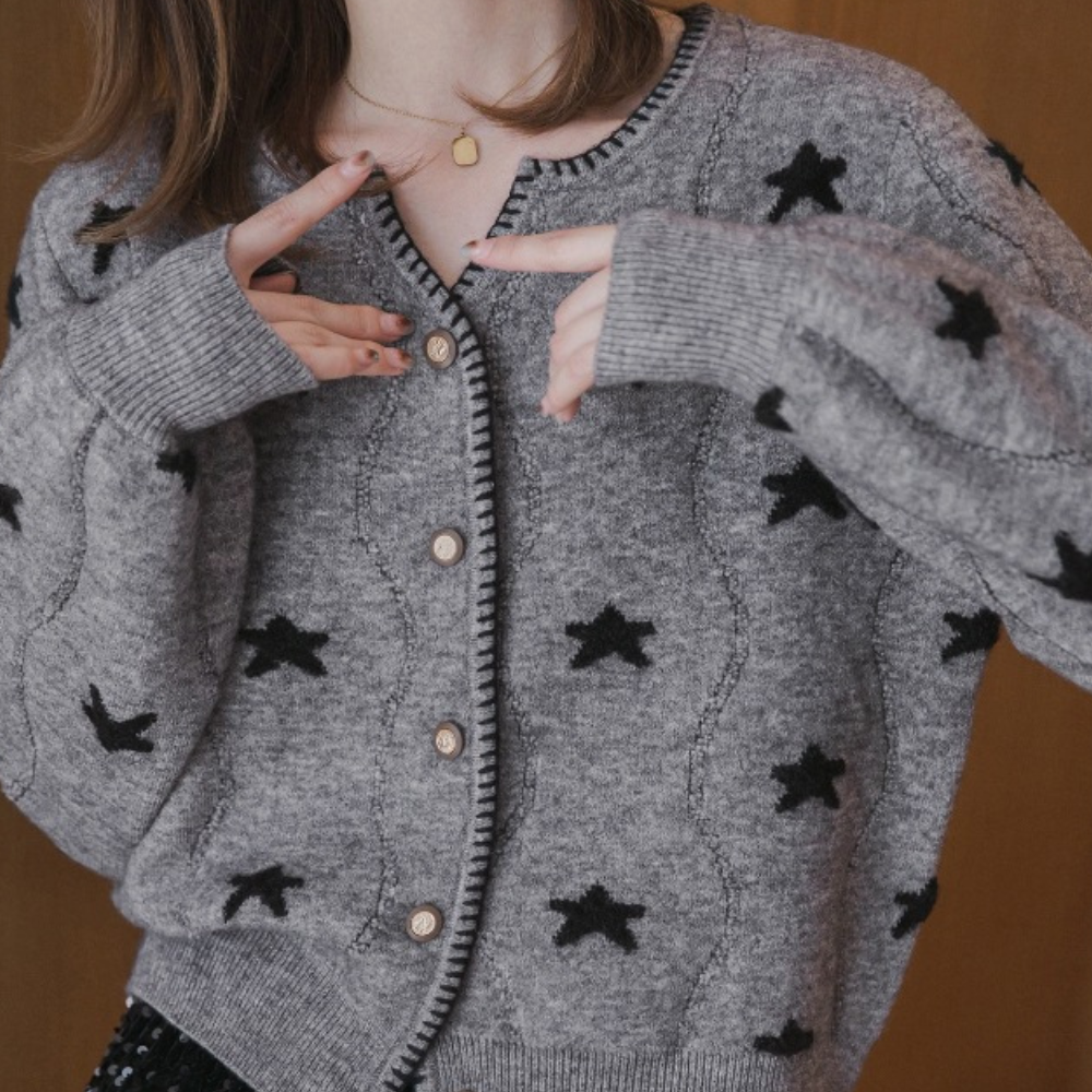 KIANA - Cardigan Tricoté Élégant pour Femmes