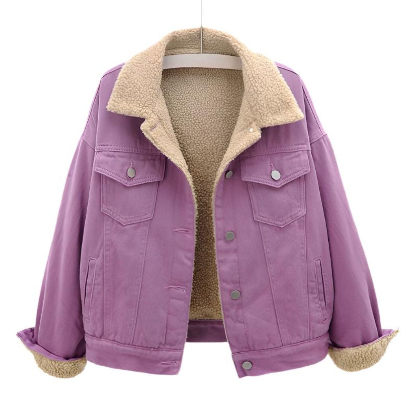 Veste Élégante Femme à Fermeture Éclair pour Automne Hiver - LuxeStyle