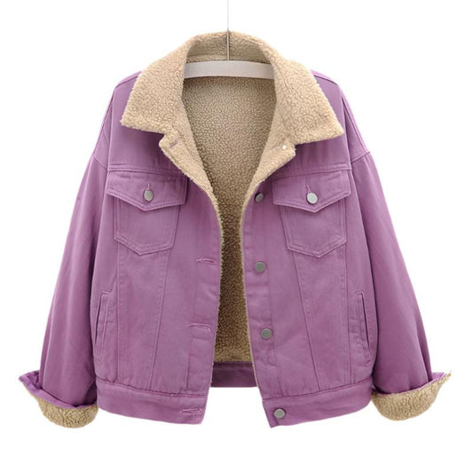Veste Élégante Femme à Fermeture Éclair pour Automne Hiver - LuxeStyle