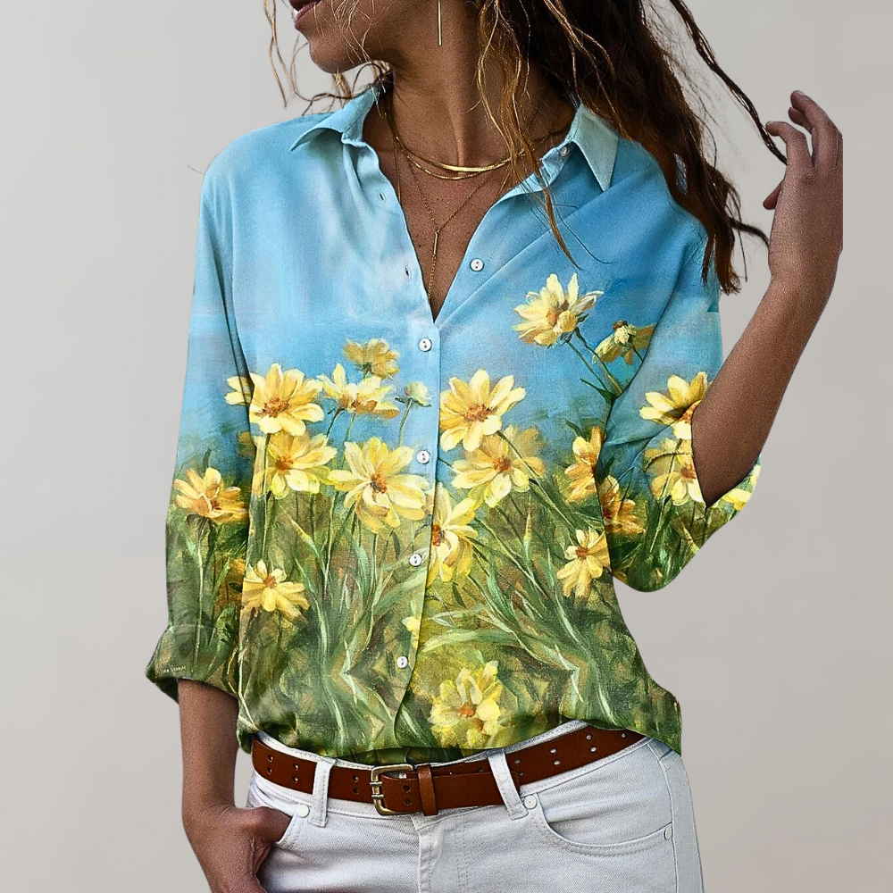 Chemise Élégante Manches Longues Féminine