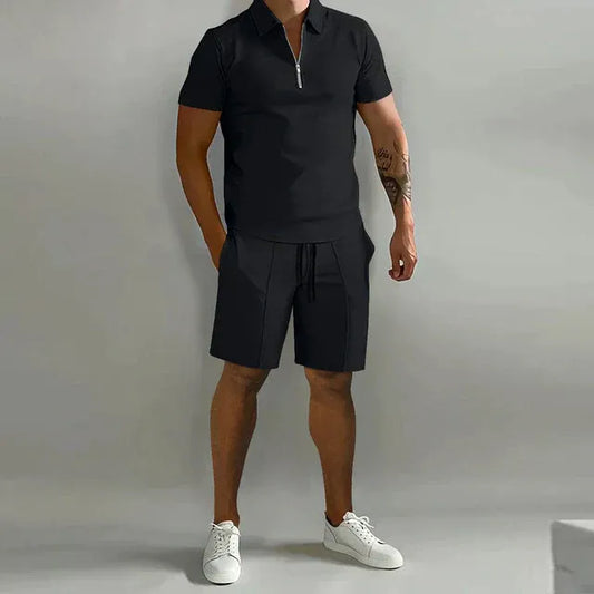 Tenue Polo et Short Estivale pour Homme - LuxeStyle