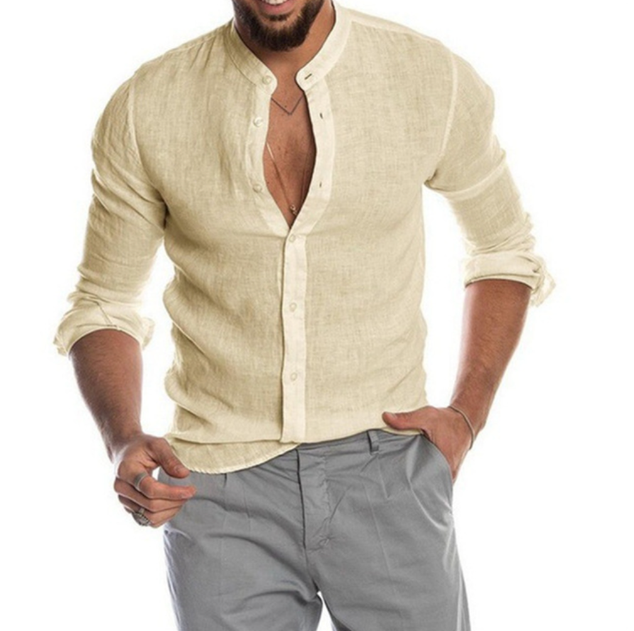 Amédée™ – Chemise Homme en Lin Élégante et Légère pour Été