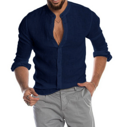 Amédée™ – Chemise Homme en Lin Élégante et Légère pour Été