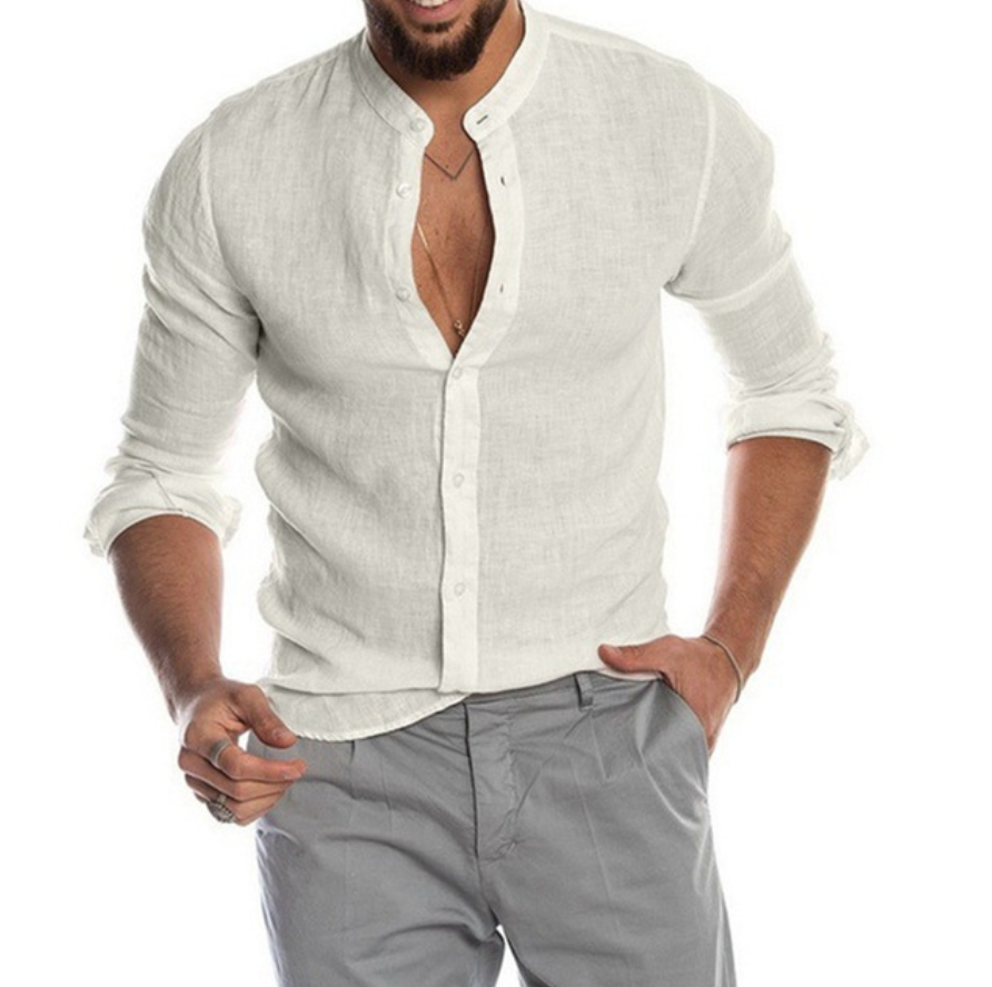Amédée™ – Chemise Homme en Lin Élégante et Légère pour Été