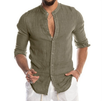 Amédée™ – Chemise Homme en Lin Élégante et Légère pour Été