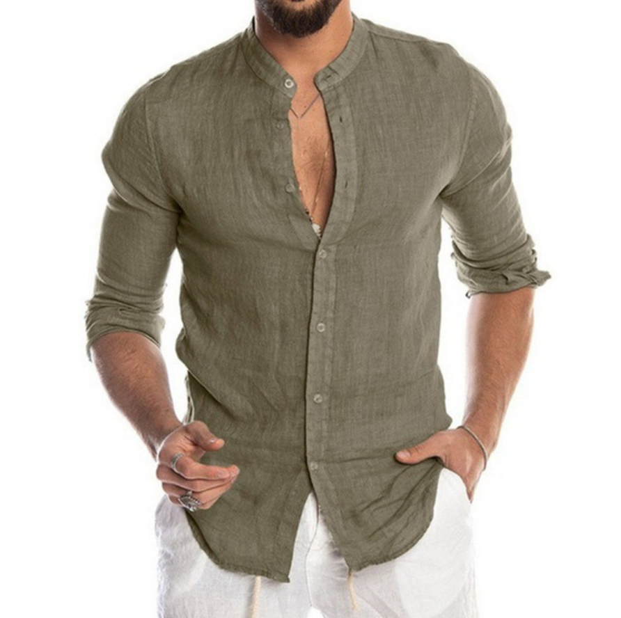 Amédée™ – Chemise Homme en Lin Élégante et Légère pour Été