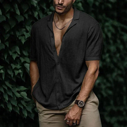 Chemise Homme Lin Léger - Chemise Été en Coton pour Un Style Détendu