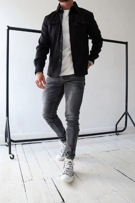 Chemise Homme Détendue Élégante