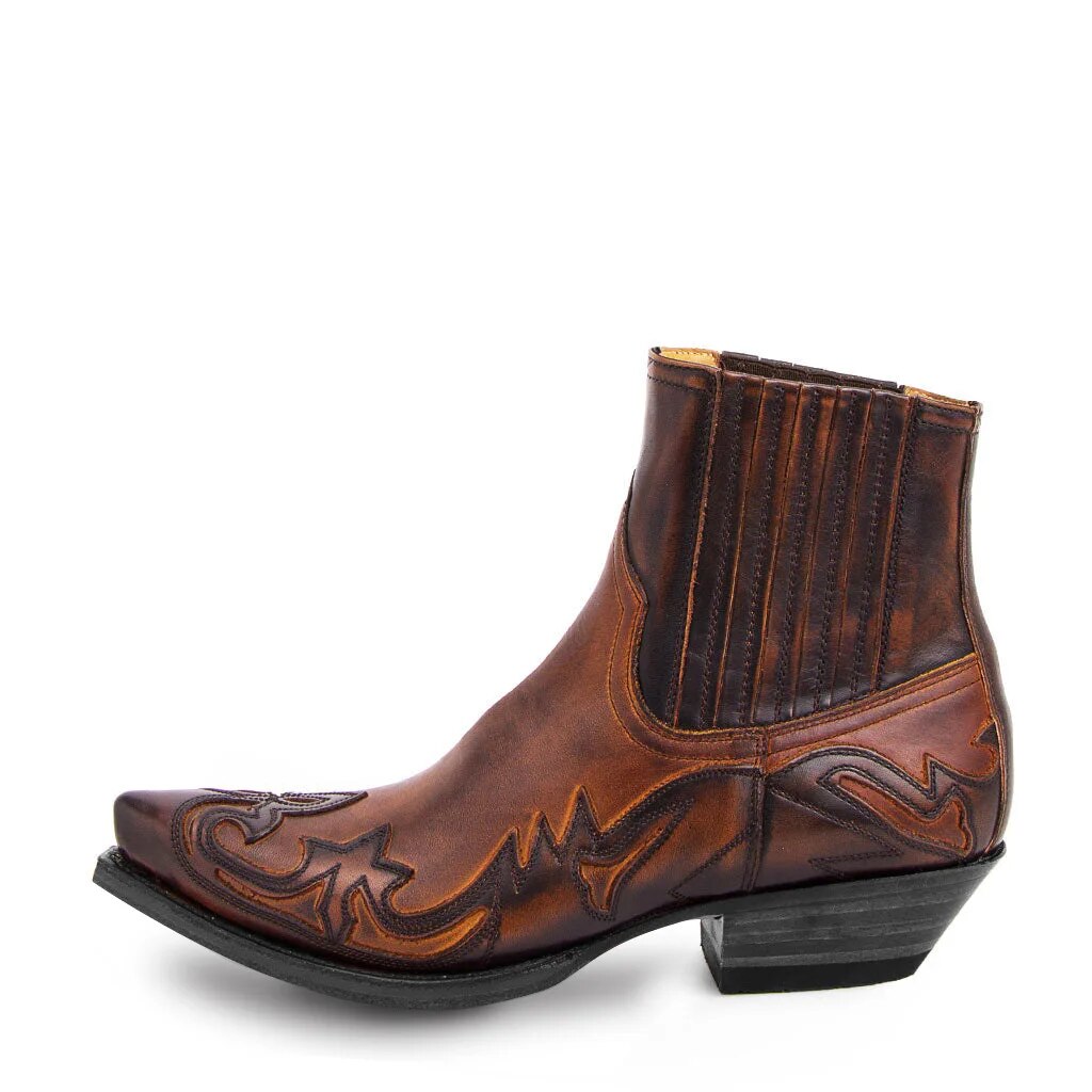 Bottes Country Chic En Cuir