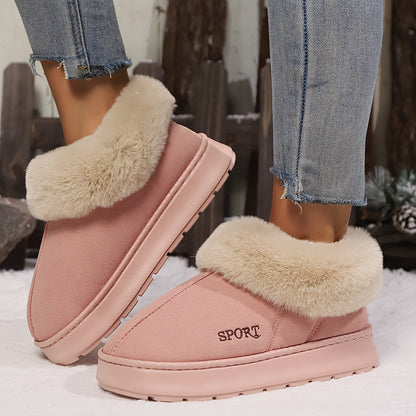 Chaussons douillets en mouton pour femme | Confort hivernal