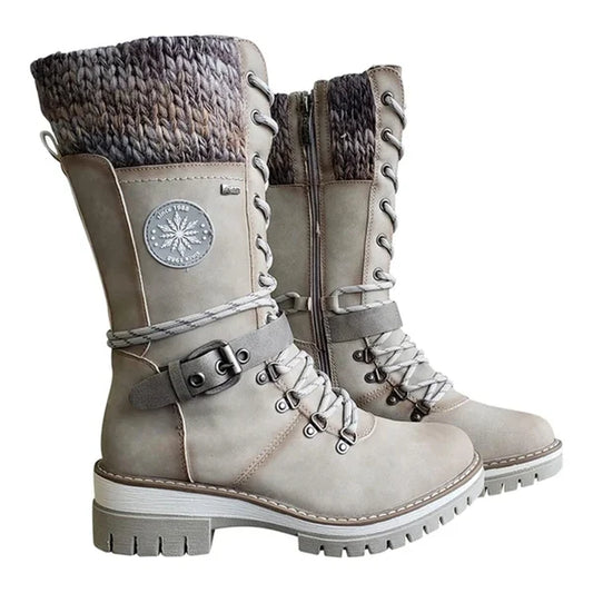 Bottes Femme Hiver Élégantes et Confortables avec Doublure Chaude - LuxeStyle
