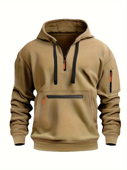 Sweat à capuche élégant zippé pour tous les jours - LuxeStyle