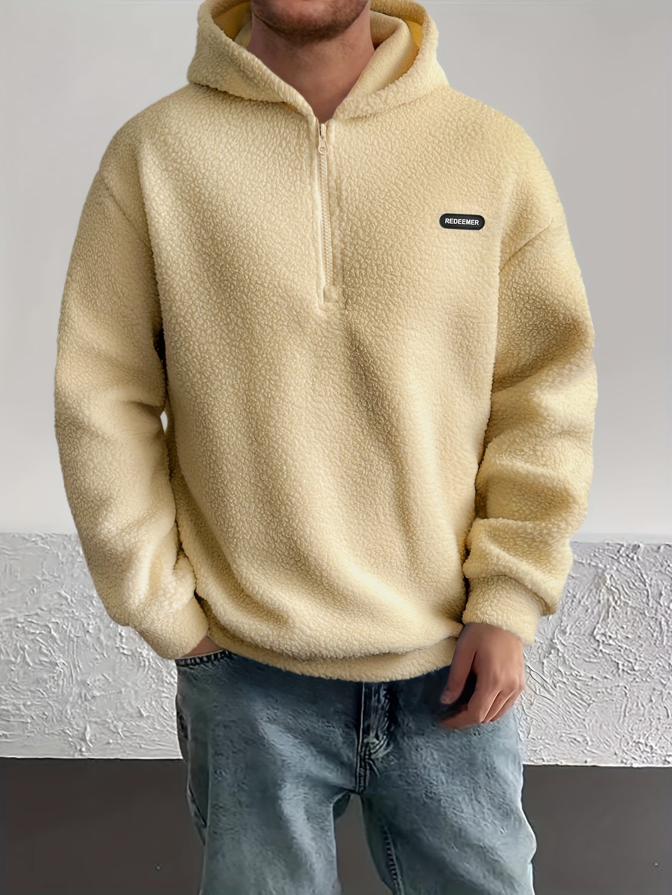 Sweat à Capuche Epais pour Homme Hiver
